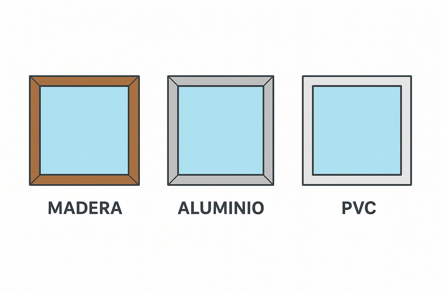 Materiales de ventanas